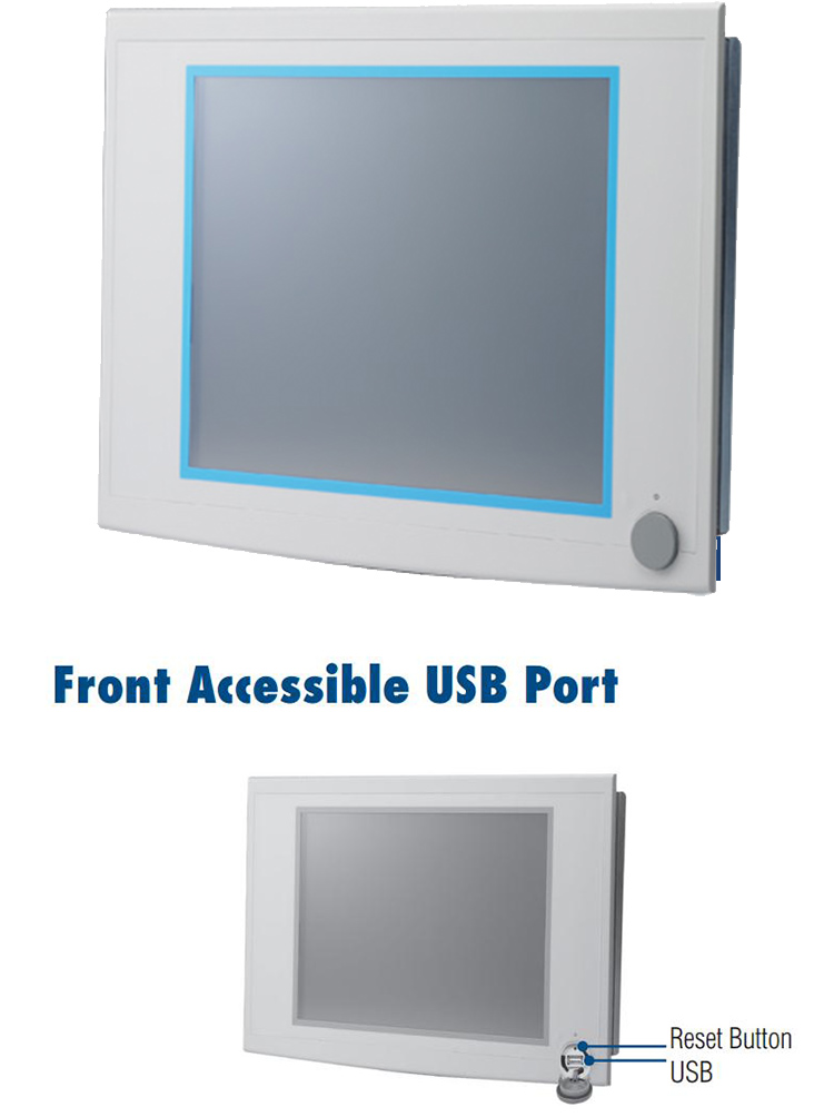 全新研華無(wú)風(fēng)扇嵌入式工控機(jī) 多功能平板電腦 IPPC-6152A