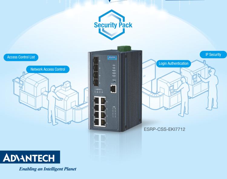 研華ESRP-FTS-EKI9516 Auto-Configuration for Easy System Administration and Operation