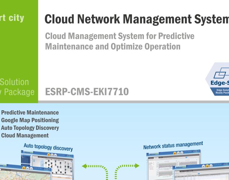 研華ESRP-CMS-EKI7710 Cloud Management System for Predictive Maintenance and Optimize Operation