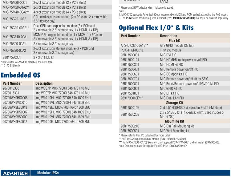 研華MIC-7700 Intel? 第六代/第七代 Core i 臺式機處理器緊湊型無風(fēng)扇系統(tǒng)