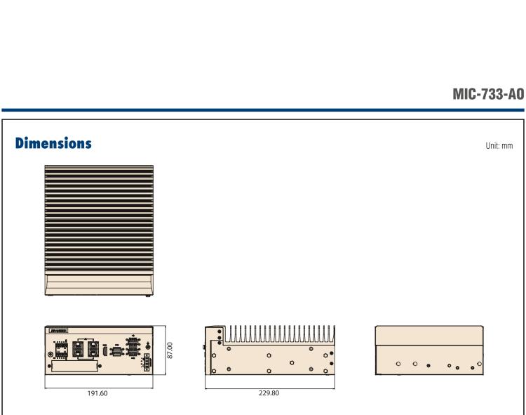 研華MIC-733-AO 基于NVIDIA Jetson AGX Orin AI推理平臺