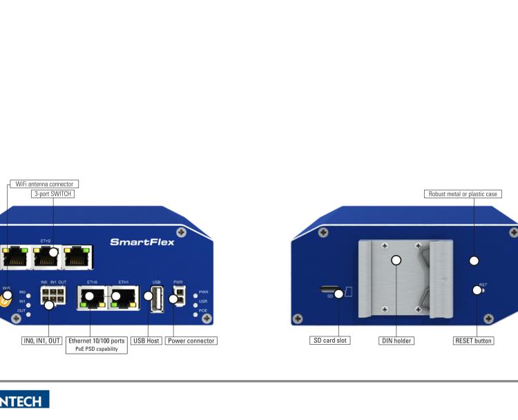 研華BB-SR30010125-SWH SmartFlex、5E、USB、2I/O、SD、W、SL、Acc、SWH