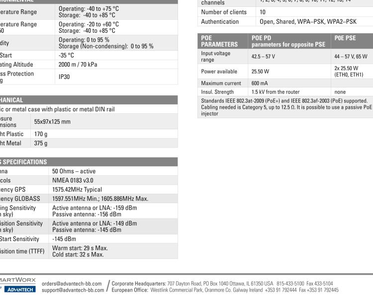 研華BB-SR30500120 SmartFlex, NAM, 5x Ethernet, Metal, Without Accessories