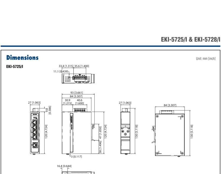 研華EKI-5728I 8端口千兆ProView（組態(tài)）系列寬溫型工業(yè)以太網(wǎng)交換機