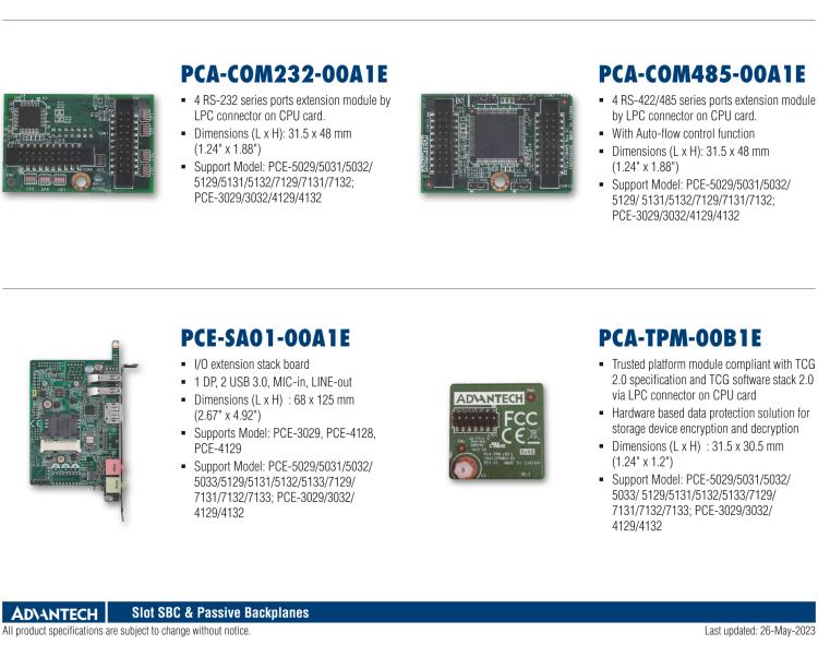 研華PCA-COM232 4 RS-232 serial ports extension module