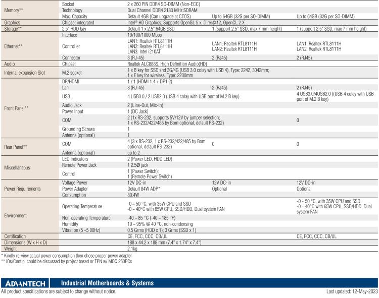 研華EPC-T4286 適配Intel? 第8/9代 Core? i 系列處理器，搭載H310芯片組。1U超薄高度，性能強勁。