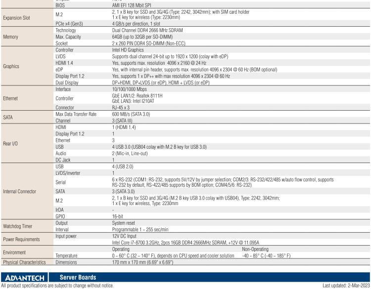 研華AIMB-286 Intel? 第8/9代 Core? i 系列處理器，搭載Intel H310芯片組。超薄設(shè)計(jì)，結(jié)構(gòu)緊湊。