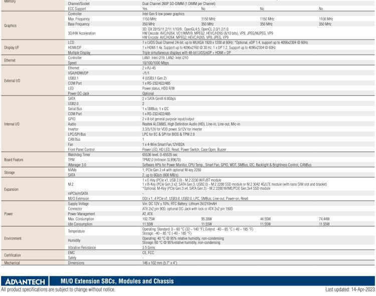 研華MIO-5393 第九代Intel 高性能筆記本CPU 3.5寸小尺寸嵌入式單板，性能提升25%，TDP 45W/25W，支持DDR4 64GB內(nèi)存，2LAN, 4USB 3.1，M.2 2280 Key支持NVMe，-40-85℃寬溫