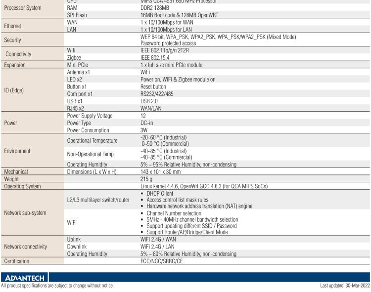 研華WISE-3240 研華EPD電子紙專用工業(yè)網(wǎng)關(guān)，以太網(wǎng)、 WIFI（AP）、Zigbee，專為智能城市、工業(yè)4.1應(yīng)用而設(shè)計(jì)。