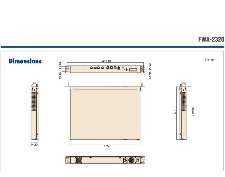 研華FWA-2320 基于Intel? Atom? C2000系統(tǒng)芯片 1U機架式網(wǎng)絡(luò)應(yīng)用平臺