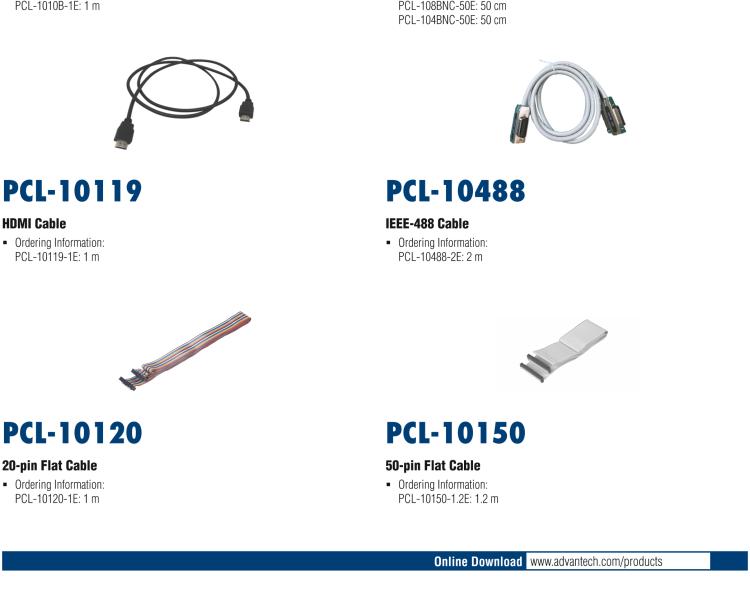 研華PCL-10125 3m DB-25屏蔽線纜